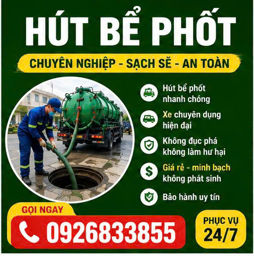 Hút bể phốt 12