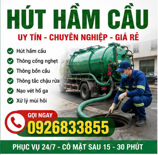 Hút hầm cầu quận 1