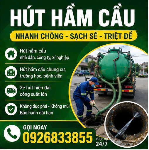 Hút hầm cầu quận 1