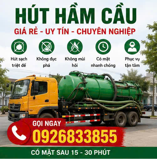 Hút hầm cầu quận 1