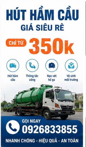 Hút hầm cầu thủ dầu một 8