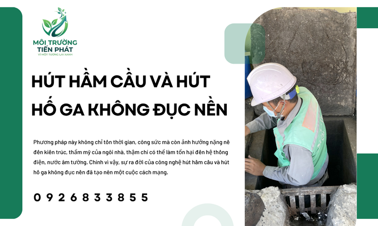Hút Hầm Cầu Và Hút Hố Ga Không Đục Nền